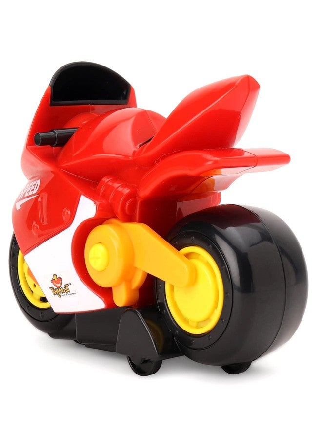 FRATELLI Big Size Exclusive Toys for Kids|Boys|Girls (Fratelli My First Bike Toy Friction Powered Big Size Vehicle Free Play for Kids with Real Bike Sound) - Image 5